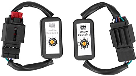 LED Rückleuchten Blinker Modul Adapter Kabelbaum Kit für 7 Mk7 Pre-Facelift 2013-2016, Dynamische Blinker mit 10 Stufen Verstellbar, Plug & Play ---