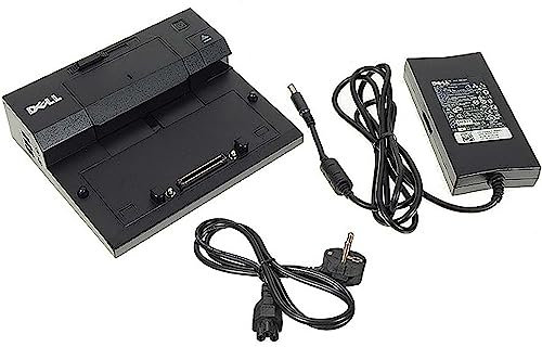 DOCKING STATION DELL PR03X USB 3.0 ESPANSORE PORTE LAN DVI VGA DISPLAYPORT PW380 E4200 E4300 E5400 E5500 E6400 ATG XFR M2400 M4400 M6400 E6430 E5420 E5430 E5530(Ricondizionato) (+ALIMENTATORE)
