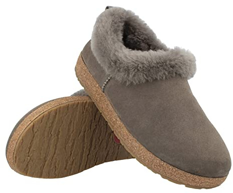 HAFLINGER Lammfellclog Iceland Filzpantoffel Hausschuh