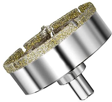 Punta diamantata da 120 mm con punta pilota, sega a tazza per piastrelle, vetro, ceramica, vetro, porcellana, marmo, fai da te, cucina, bagno, doccia