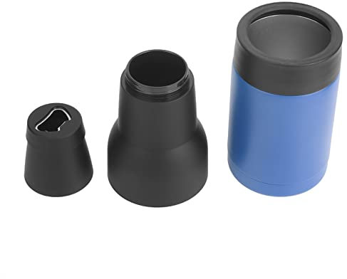 Bierkühler für Flaschen Thermo Bierflaschen Isolatoren Doppelter Vakuumisolierter Bierkühler aus Edelstahl Bierflaschen Isolator für 17 Unzen Flaschen (Blau)