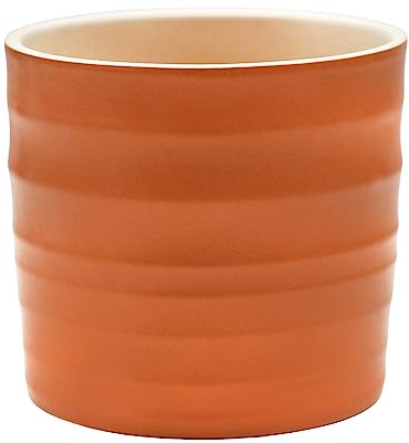 Ivyline Pflanzgefäß, Keramik, Bernstein, H 17,5 cm x T 20 cm