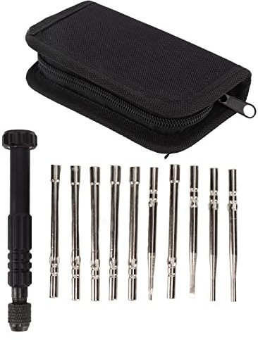 Liuyoyo Outil de Réglage du Carburateur 10 Pièces Kit D'outils de Réglage du Carburateur pour Petit Moteur Commun à 2 Cycles Kit de Tête de Tournevis de Réglage de Carburateur avec Poignée