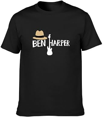 BabyPaper Hera-Boom Ben Harper Guitar T-Shirt Black XL
