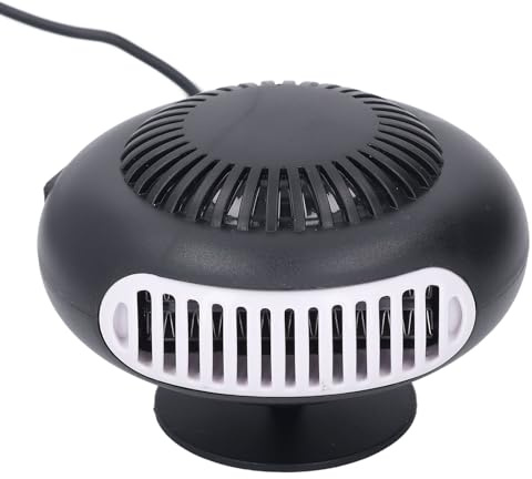 Calefactor para Coche Vehículos 120 W 2 Marchas, Rotación 360 ​​Grados, Desempañador Ventanas Calentamiento Rápido 12V Cc, Calefactor Portátil para Camiones, Encendedor Cigarrillos