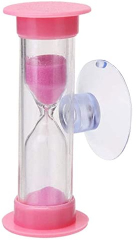 Minuteur de douche de 2 minutes pour enfants avec ventouse, sablier, décoration de bureau