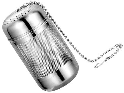 MAGICLULU Boule De Tamis à Assaisonnement Petite Taille En Acier Inoxydable Alimentaire, Filtre à Épices Cuisine Chaîne Suspendue, Infuseur à Thé Polyvalent Pour Soupe Et Marinade