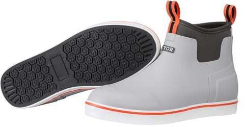 VEVOR Knöchelstiefel, Regenstiefel, rutschfeste Gummi-Arbeitsschuhe für den Außenbereich, isolierte Schlammstiefel, ideal zum Wandern, Angeln, Jagen oder für die Gartenarbeit Größe 11 US