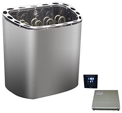 BAFEIYA Calentador de Sauna Sauna Calentador Sauna Calentador 4. 5kw Calentador de Sauna eléctrica Tradicional de Sala Seca con Controlador Digital(9KW)