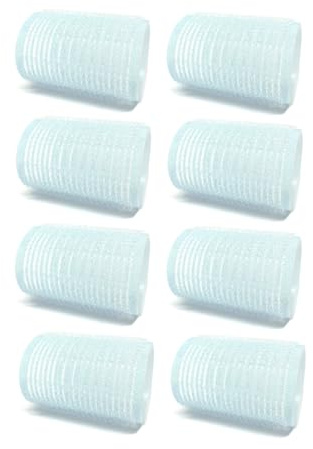 8-Pack Large Self-Grip Hair Rollers – 4.0cm (1.5-1.6) Curlers, Random Single Color