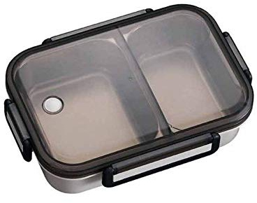 IXMLDAXD boîte à Manger, Boîtes à Bento boîte à déjeuner Japonaise avec Compartiment, boîte à Bento en Acier Inoxydable 304, récipient de Nourriture Scolaire Anti-Fuite(Blue)