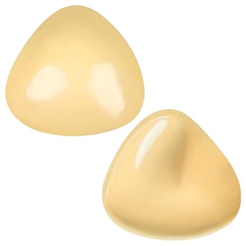 INSPUTOL Adhesive Bh-inlägg Push-Up Pads, Dubbelhäftande Silikoninlägg för Baddräkt, Sport-Bh, Bikini och Dagligt Bruk (D)