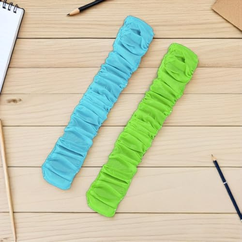 Toyvian 16 Sangles Élastiques pour Course à Trois Jambes 16 Pièces Bande Élastique Résistante en Tissu Doux Matériel de Relais pour Fêtes Scolaires Kermesses et Jeux D’Équipe en