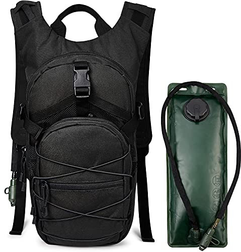 G4Free Trinkrucksack Taktischer Hydration Pack Rucksack mit 3 L Wasser Blase zum Radfahren Laufen