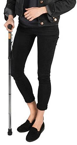 Soles 16 pieghevole bastone da passeggio argento (SLS802S), taglia unica