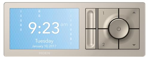 Moen Terra Beige Smart Shower 2-Outlet Digital Water System Controller for Thermostatic Shower Valve, TS3302TB