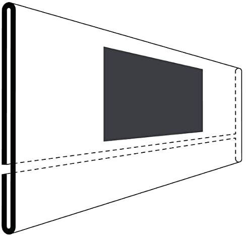 Krog Etikettenhalter magnetisch mit geschlossener Vorderseite, 210 x 60 mm, 50 Stück Klar