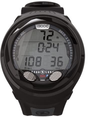 Aqualung i300C Tauchcomputer, Bluetooth, Aqua lung 3-Gas Dive Computer, Intuitive Navigation, Vier Betriebsarten, Höhenanpassung, Ideal zum Tauchen