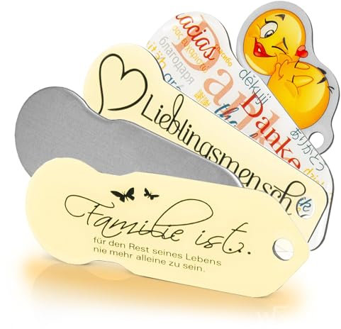 Einkaufswagenlöser ® 5er Set/Schlüsselanhänger Einkaufschip mit Schlüsselfundservice/Abziehbarer Einkaufswagenchip Metall, Chip Einkaufswagen, Key Finder