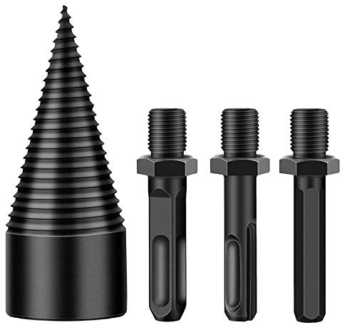 38mm Chop Wood Splitting Tool Cone Splitters Wood Breaking Machine Wood Breaker Firewood Chopper