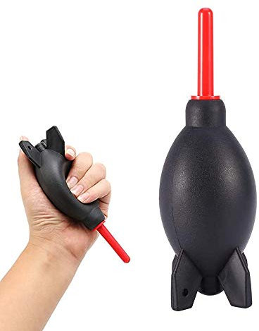 Snowtain Foto Reinigungsse Blasebalg mit Reinigungspinsel Blasebalg Dust Hurrican Blasebalg für Objektiv, Kamera, Sensor, DSLR, Tastatur, Optik usw.