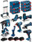 BOSCH Kit 18V BK802 (GST 18 V-LI S + GKS 18 V-LI + GBH 18V-21 + GWS 18-125 V-LI + GSR 18V-55 + GSA 18 V-LI C + GDX 18V-180 + GLI 18V-300 + 3 Batterien 5,0Ah +Ladegerät +5xL-Boxx136 +L-Box238 +Caddy)