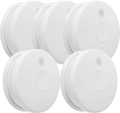 SIEMENS - Lot de 5 détecteurs de fumée 5TC1292-6 NF Autonomie 5 Ans/Garantie 3 Ans