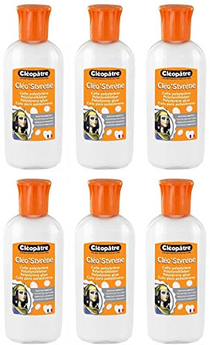 CLÉOPÂTRE Cléo'Styrenes Styropor-Kleber, 100 g, 6 Stück