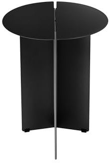 blomus Beistelltisch -ORU- Tisch aus Edelstahl Size S Ø 35cm (Black)