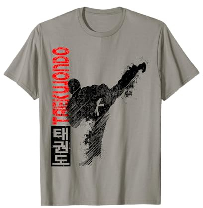 T-shirt Taekwondo pour arts martiaux – Style vieilli Kick Tee T-Shirt
