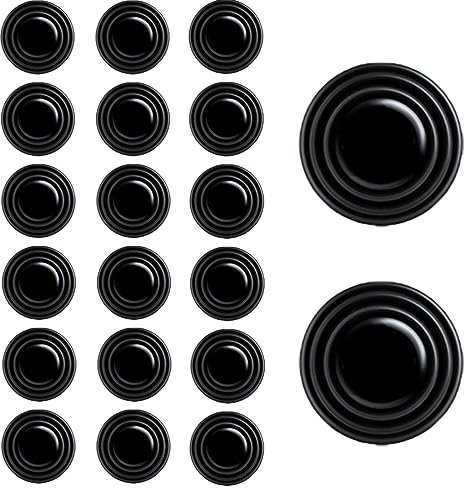 PLABBDPL 20Pcs Amortisseur Porte Voiture,Protections pour portières auto,Autocollants Insonorisés Porte Universel Anti-Collision Pare-Chocs pour Absorption des Chocs de Voiture Isolation phonique