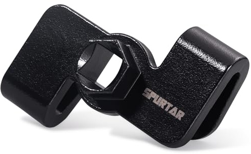 Spurtar Nyckelförlängningsverktyg för 1/2 tums enhet eller 21 mm sexkantsdrift, skiftnyckelförlängning universell skiftnyckelförlängare adapter för Cheater Bar, professionell stubby justerbar