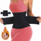 JXCTNNU Bauchweggürtel Gürtel Verstellbarer Taille Cincher Taillenmieder für Fitnesstraining Damen Herren Figurformend Abnehmen Waisttrainer Taillenformer (Schwarz, L (64-72kg))
