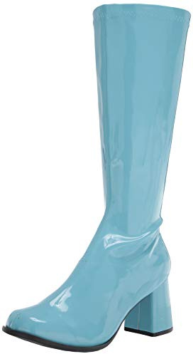 Bismaa New Women’s 1960’s 70’s Retro Knee-High Long Heel Gogo Boots Ladies Fancy Dress Party Go Go Boots With Side Zip Closure Size 3-12 UK
