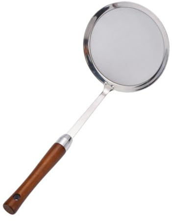 MAGICLULU Cuchara Espumadera Coladora Mediana De Acero Inoxidable 304 Malla Fina Para Colar Aceite y Sopa, Multifunción Para Cocina Doméstica y Restaurante
