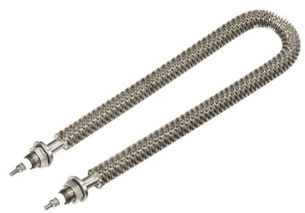 Gettimore Tube chauffant en acier inoxydable en forme de U avec ailettes soudées pour une meilleure dissipation de la chaleur dans les fours et les salles de cuisson de peinture