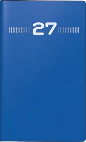 rido/idé Taschenkalender Mod. M-Planer 2027 | A6, Kunststoff, blau