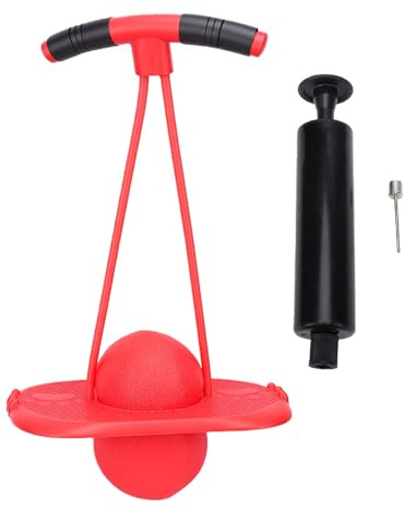 UPALDHOU Pogo Jumper, Hochsprungspielzeug, Lustiger Pogo Stick mit Griff für Kinder (Rot)