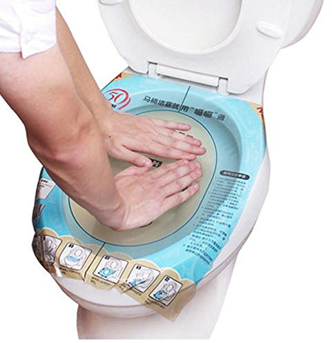 Universeller WC-Saugglocken-Aufkleber – Easy Fix für verstopfte Toiletten, 36 x 45 cm, langlebige Folie für effektives Ausbaggern