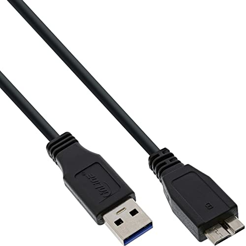 InLine 35450 câble USB 5 m USB A Micro-USB B Noir