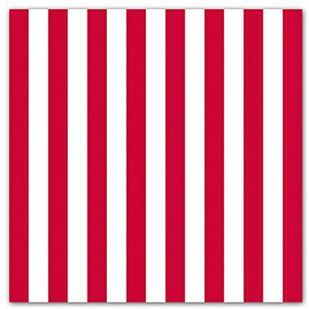 Ambiente Servietten Lunch 33x33cm Stripes Red