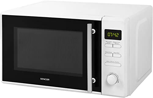 Four à Micro-Ondes Combiné avec Grill, Volume 20 L, 700 W, Noir/Blanc