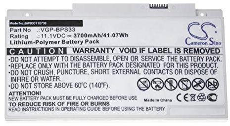 vhbw 1x Akku kompatibel mit Sony Vaio SVT14127CH, SVT14127CGS, SVT14127CG Notebook (3500 mAh, 11,4 V, Li-Ion) - Infochip