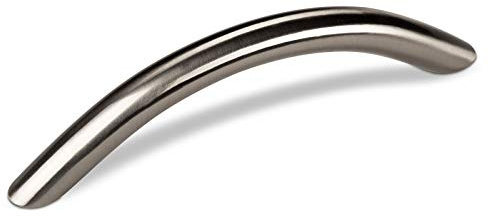 SOTECH 5er Set Segmentbogengriffe BG06 BA 96 mm ECHT EDELSTAHL massiv | Ø 12 mm Möbelgriffe Schrankgriffe