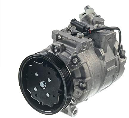 Frankberg Compresseur de Climatisation Compresseur de climatisation de voiture avec embrayage Diesel Compatible avec A4 8E2 B6 8E5 B6 A6 4B C5 4B5 Remplacer# 8E0260805AH, huile incluse