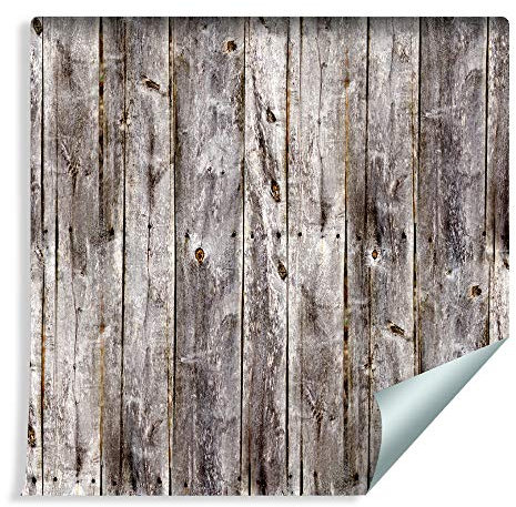 Wallepic Papier peint intissé 10 m Planches en bois Aspect bois Papier peint intissé 1000 x 53 cm Papier peint mural pour salon chambre à coucher Décoration murale moderne