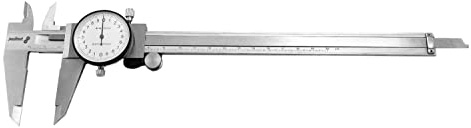 PAULIMOT Messschieber mit Uhr 0-200 mm, Kohlenstoffstahl