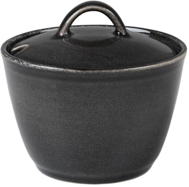 broste Copenhagen Nordic Coal Zucker Schale, Schwarz-braun, 10,6cm