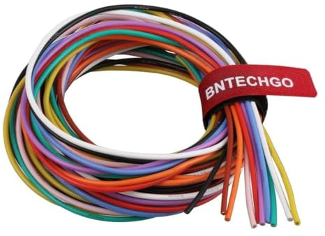 BNTECHGO 18 Gauge Silicone Wire Kit 10 Color Each 10 ft Flexible 18 AWG Stranded Tinned Copper Wire