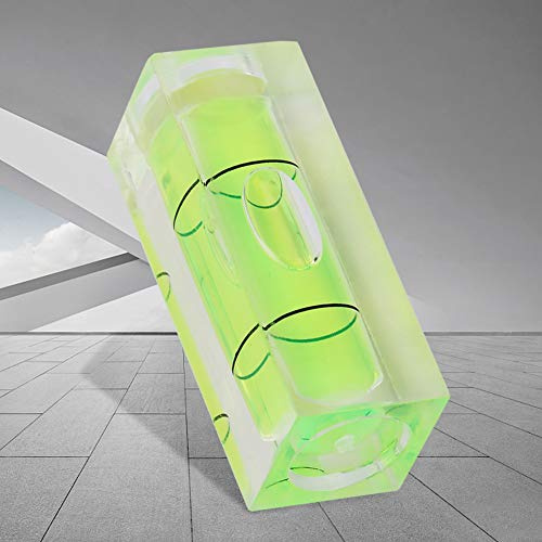 Magnetic Small Bubble Level, 5Pcs Mini Square Spirit Level High Precision Picture Hanging Levels 15x15x40MM Level Mark Measuring Instruments Layout Tools